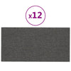 Vidaxl Wandpaneele 12 Stcs 0,54 m² 30 x 15 cm Dunkelgrau