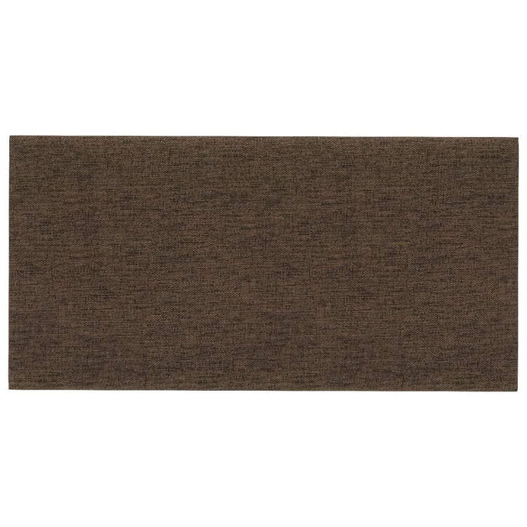 Vidaxl -Wandplatten 12 Stk 0,54 m² 30 x 15 cm Stoffbraun