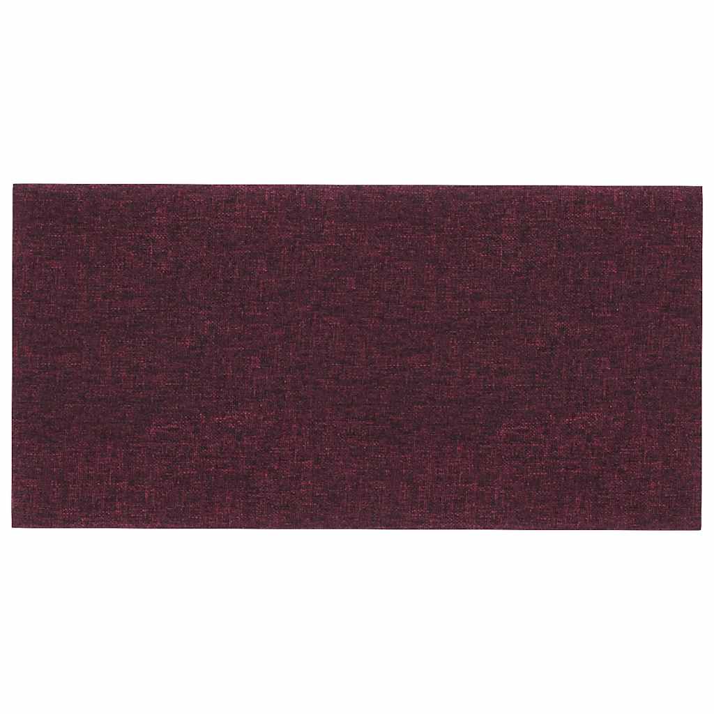 Vidaxl Wandpaneele 12 Stcs 0,54 m² 30 x 15 cm Stoff lila