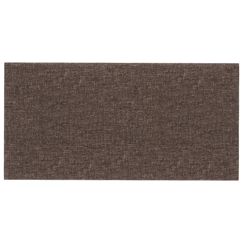 Vidaxl -Wandplatten 12 Stcs 0,54 m² 30 x 15 cm Stofftaupe
