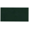 Vidaxl -Wandplatten 12 Stk 0,54 m² 30 x 15 cm Samt dunkelgrün