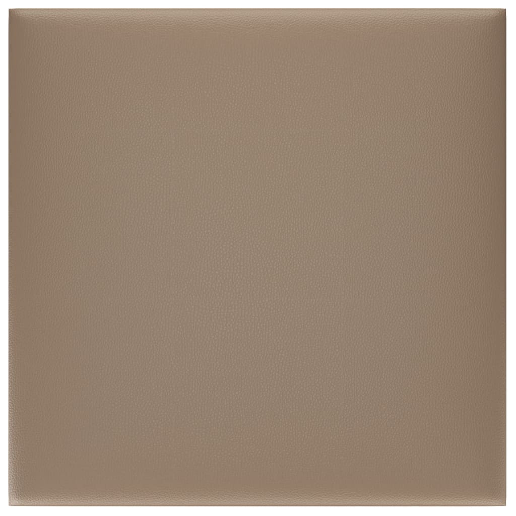 Vidaxl Wandtafeln 12 ST 1,08 m² 30 x 30 cm Kunstleder Cappuccinocolid