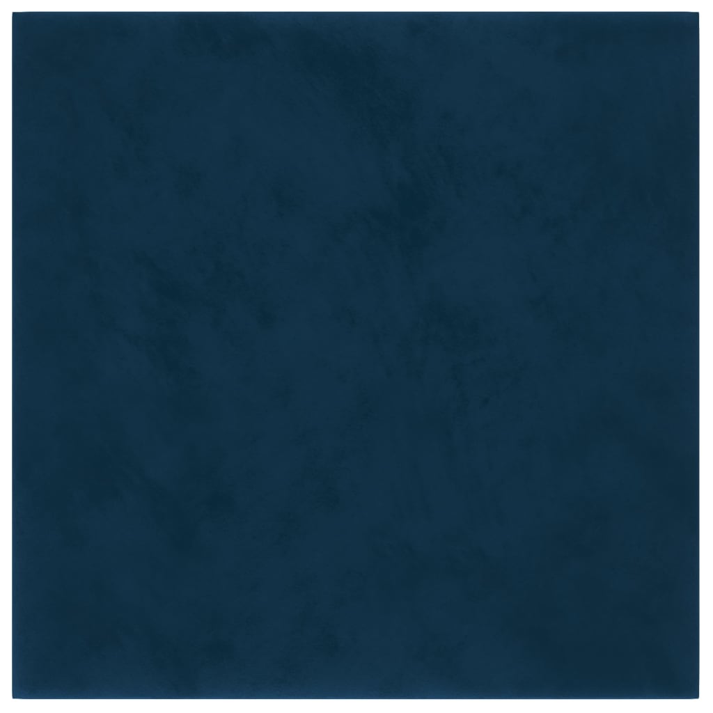 Vidaxl -Wandplatten 12 ST 1,08 m² 30 x 30 cm Samtblau