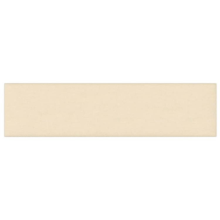 Vidaxl -Wandplatten 12 ST 1,08 m² 60x15 cm Stoffcreme -gelöscht