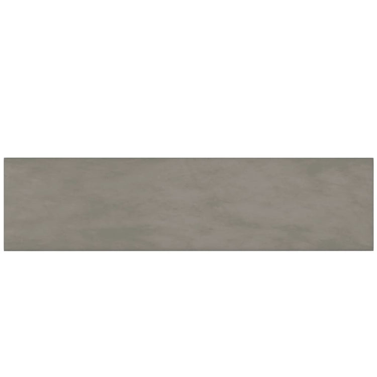 Vidaxl -Wandplatten 12 ST 1,08 m² 60x15 cm Samt hellgrau