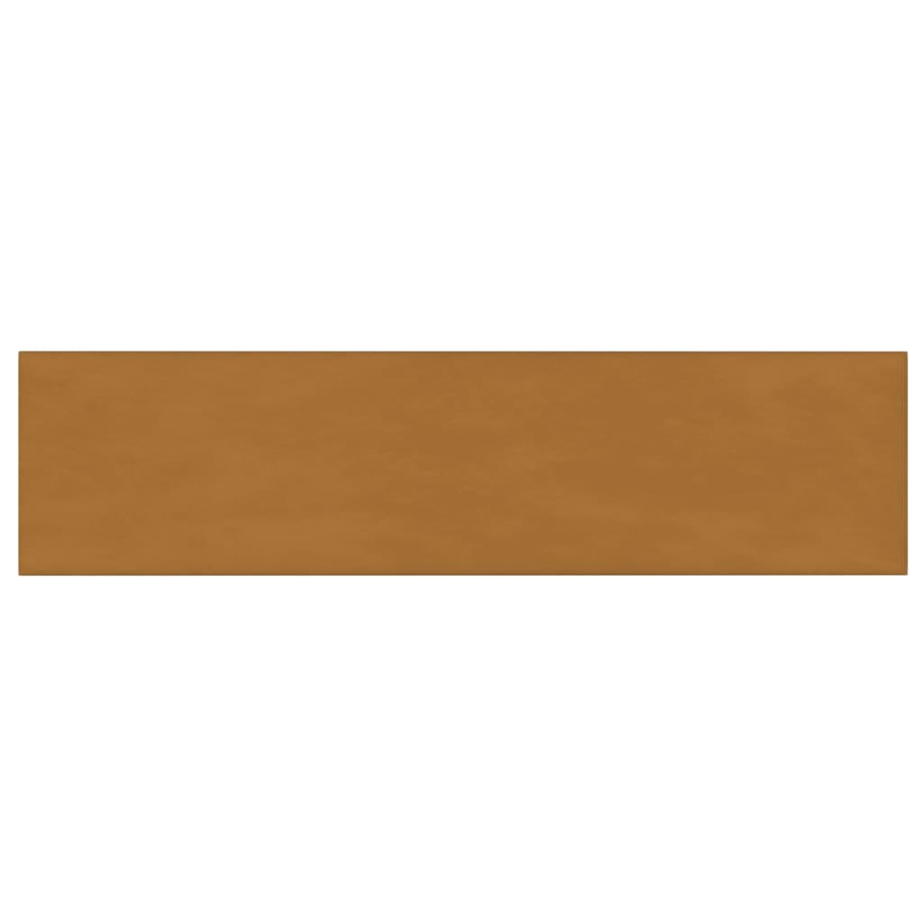 Vidaxl -Wandplatten 12 ST 1,08 m² 60x15 cm Samtbraun