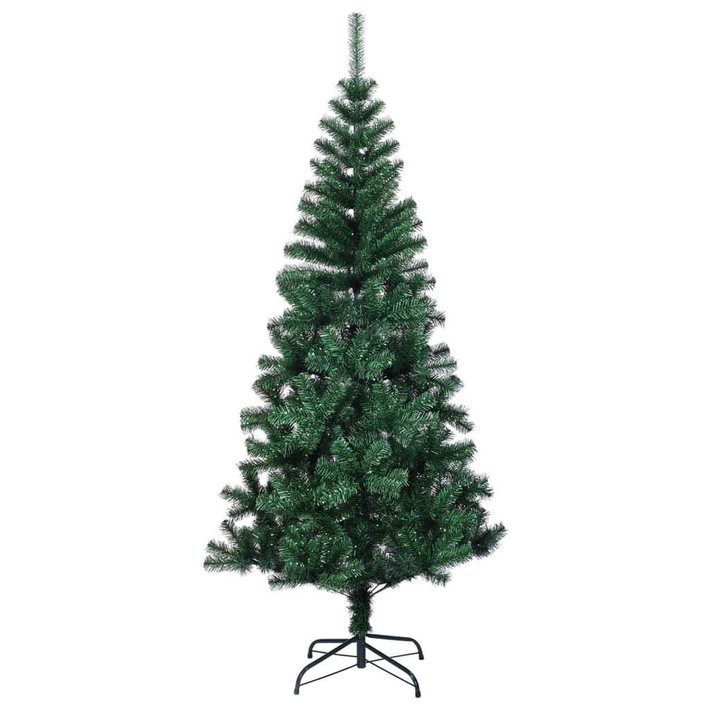 Vidaxl Kunstkerstboom mit schillernden Enden 120 cm PVC Green