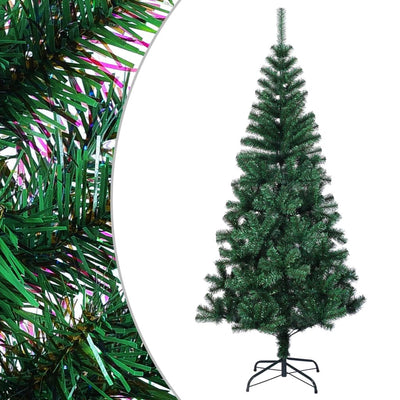 Vidaxl Kunstkerstboom mit schillernden Enden 150 cm PVC Grün