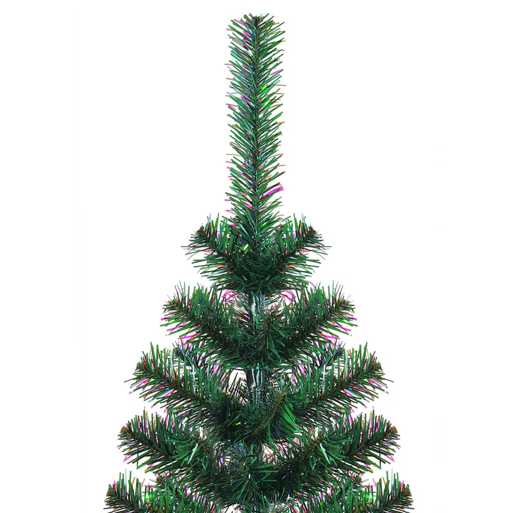 Vidaxl Kunstkerstboom mit schillernden Enden 150 cm PVC Grün