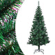 Vidaxl Kunstkerstboom mit schillernden Enden 180 cm PVC Grün