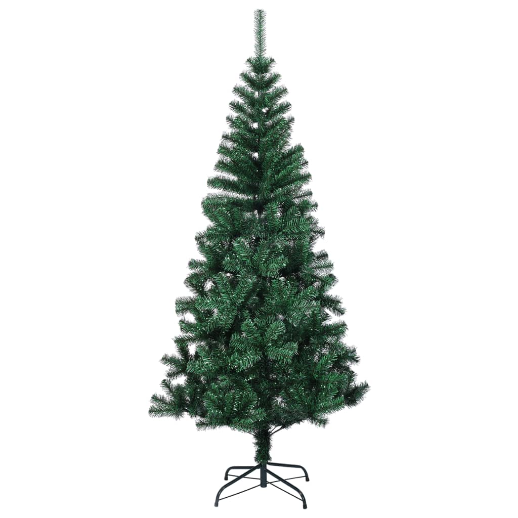 Vidaxl Kunstkerstboom mit schillernden Enden 180 cm PVC Grün