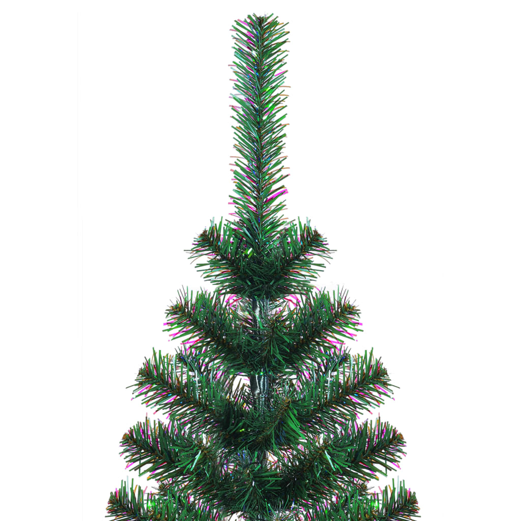 Vidaxl Kunstkerstboom mit schillernden Enden 180 cm PVC Grün