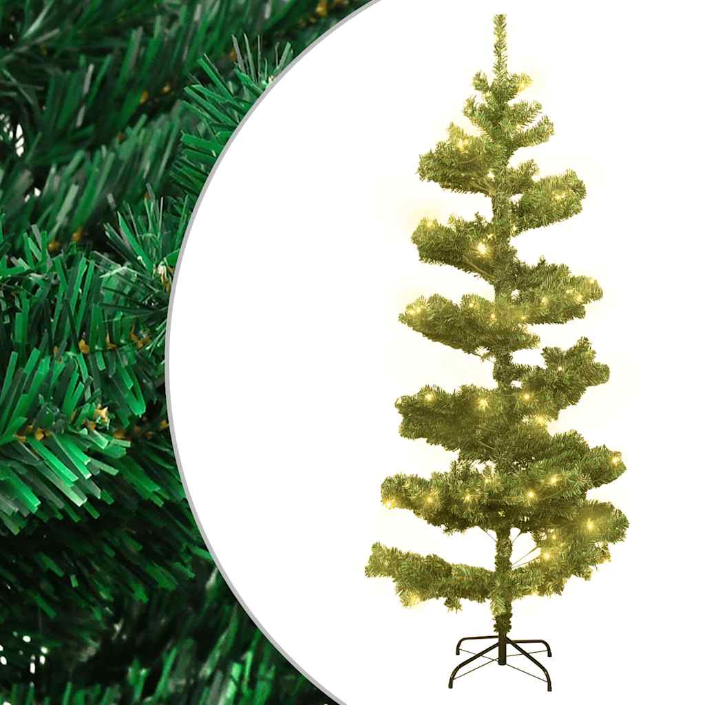 Vidaxl Kunstkerstboom mit Beleuchtung und Standard 150 cm PVC Green