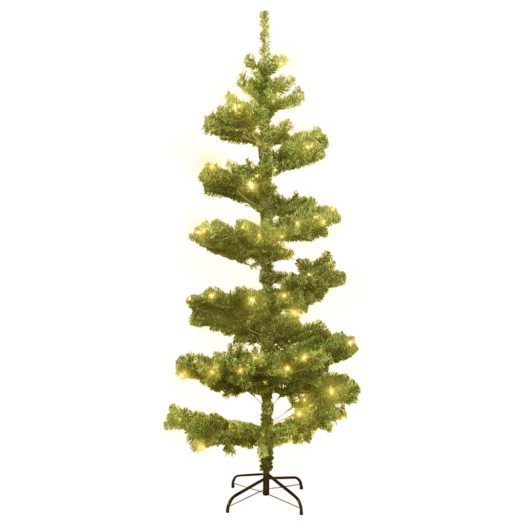 Vidaxl Kunstkerstboom mit Beleuchtung und Standard 150 cm PVC Green