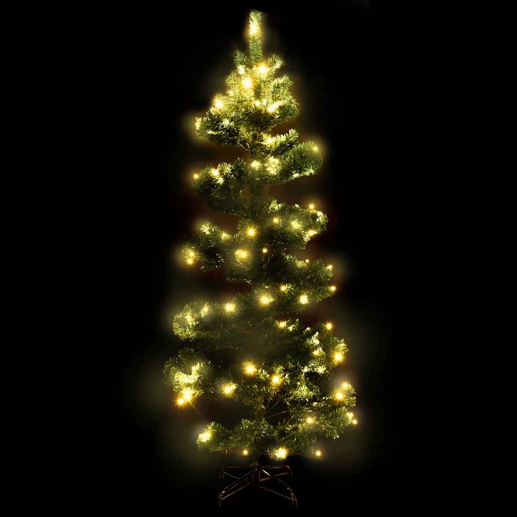 Vidaxl Kunstkerstboom mit Beleuchtung und Standard 150 cm PVC Green