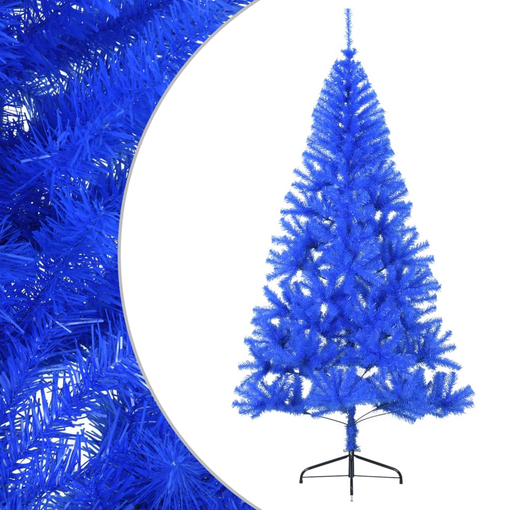 Vidaxl Kunstkerstboom mit Standardhälften 180 cm PVC Blau
