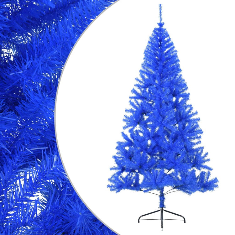 Vidaxl Kunstkerstboom mit Standardhälften 180 cm PVC Blau