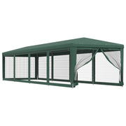 VIDAXL -Partyzelt mit 10 Mesh Seitenwänden 3x12 M HDPE Green - afbeelding 2
