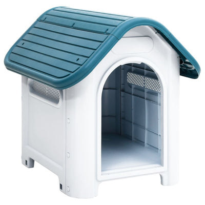 Vidaxl Dog Loft 59x75x66 cm Polypropenblau