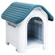 Vidaxl Dog Loft 59x75x66 cm Polypropenblau