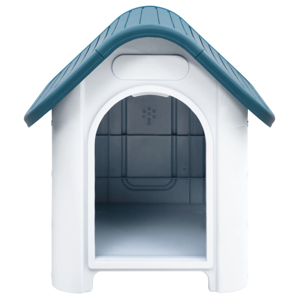 Vidaxl Dog Loft 59x75x66 cm Polypropenblau