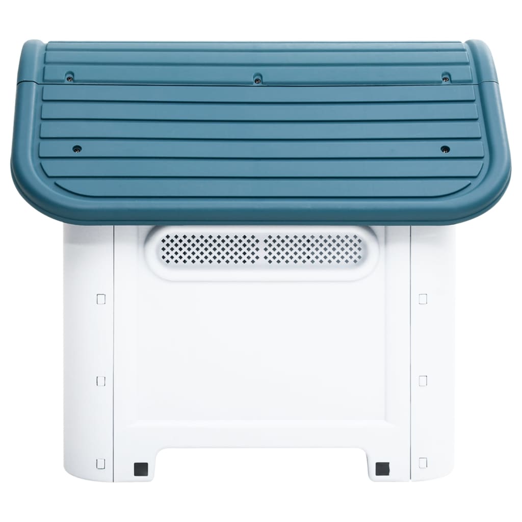 Vidaxl Dog Loft 59x75x66 cm Polypropenblau