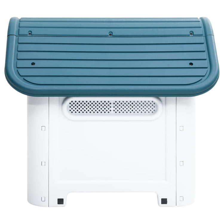 Vidaxl Dog Loft 59x75x66 cm Polypropenblau