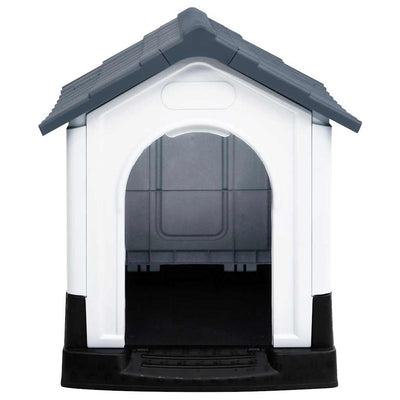 Vidaxl Dog Loft 57x68x66 cm Polypropengrau