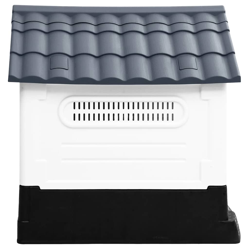 Vidaxl Dog Loft 57x68x66 cm Polypropengrau