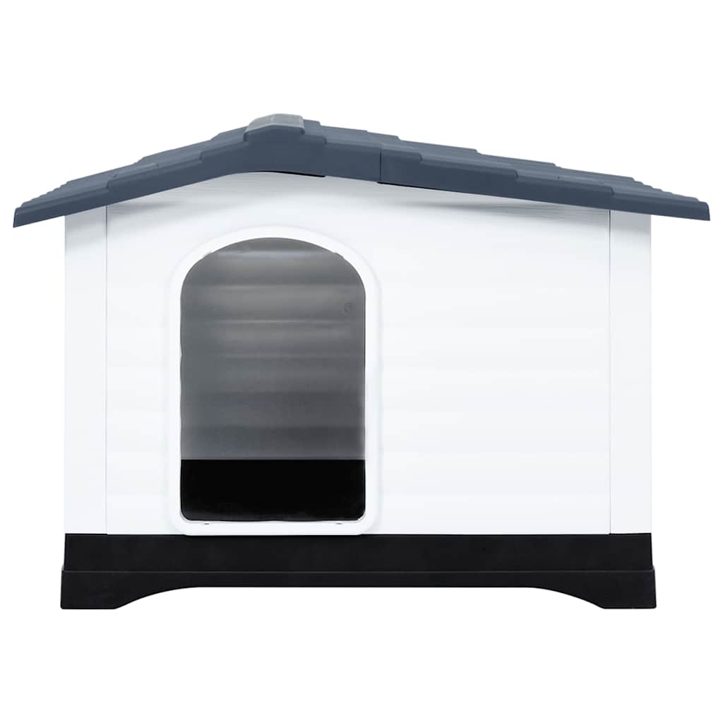 Vidaxl Hund Loft 90,5x68x66 cm Polypropengrau