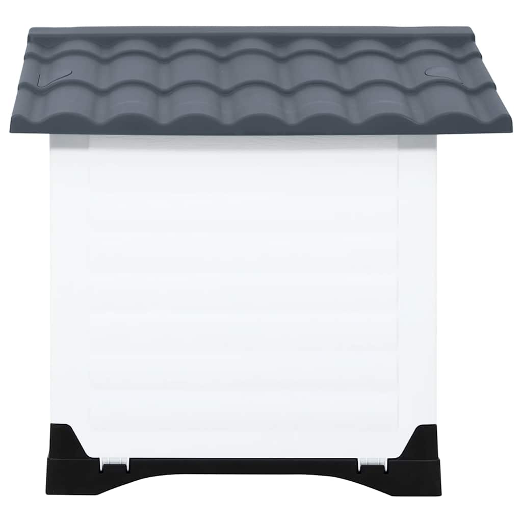 Vidaxl Hund Loft 90,5x68x66 cm Polypropengrau
