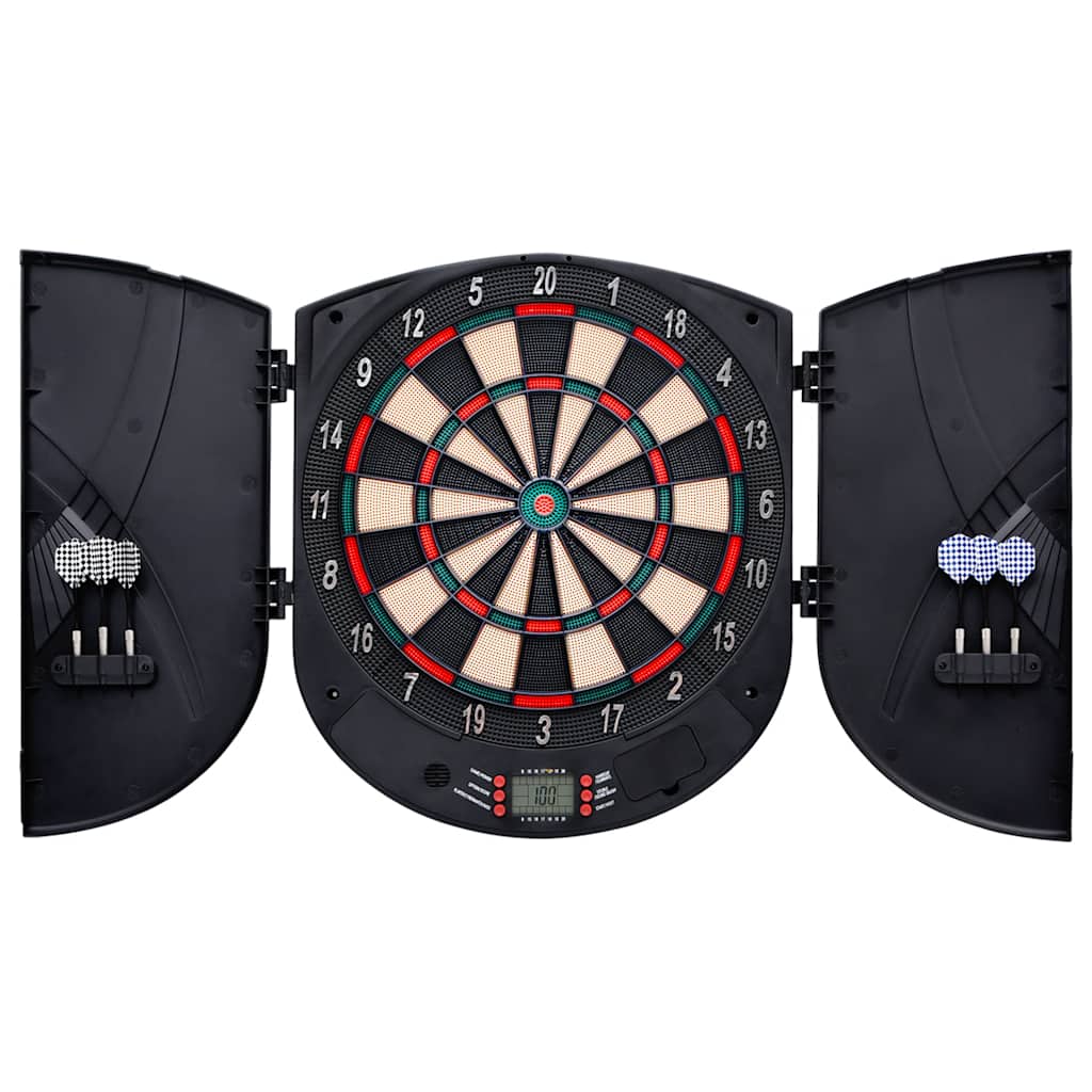 Vidaxl Dartboard Electric mit Darts Polypropen Schwarz