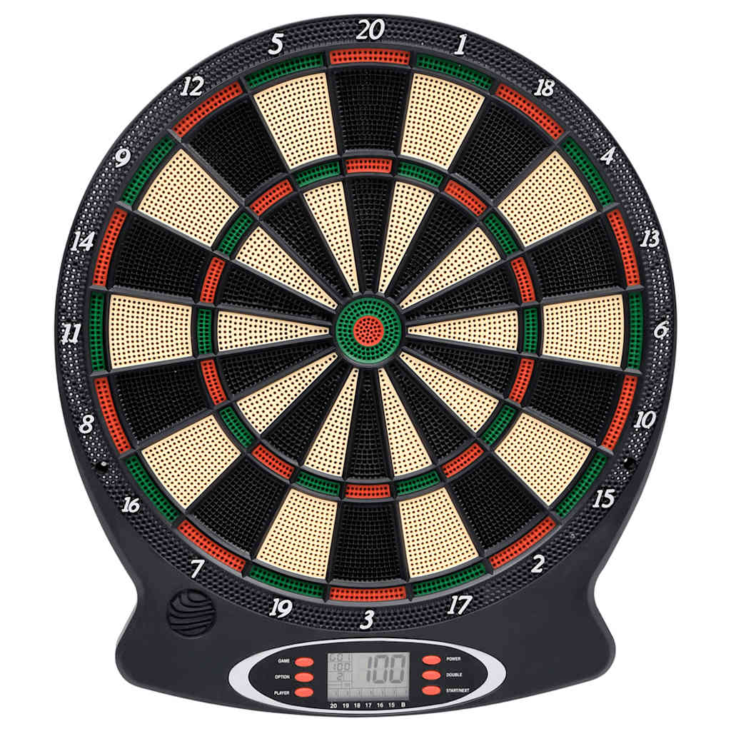 Vidaxl Dartboard Electric mit Darts Polypropen Schwarz