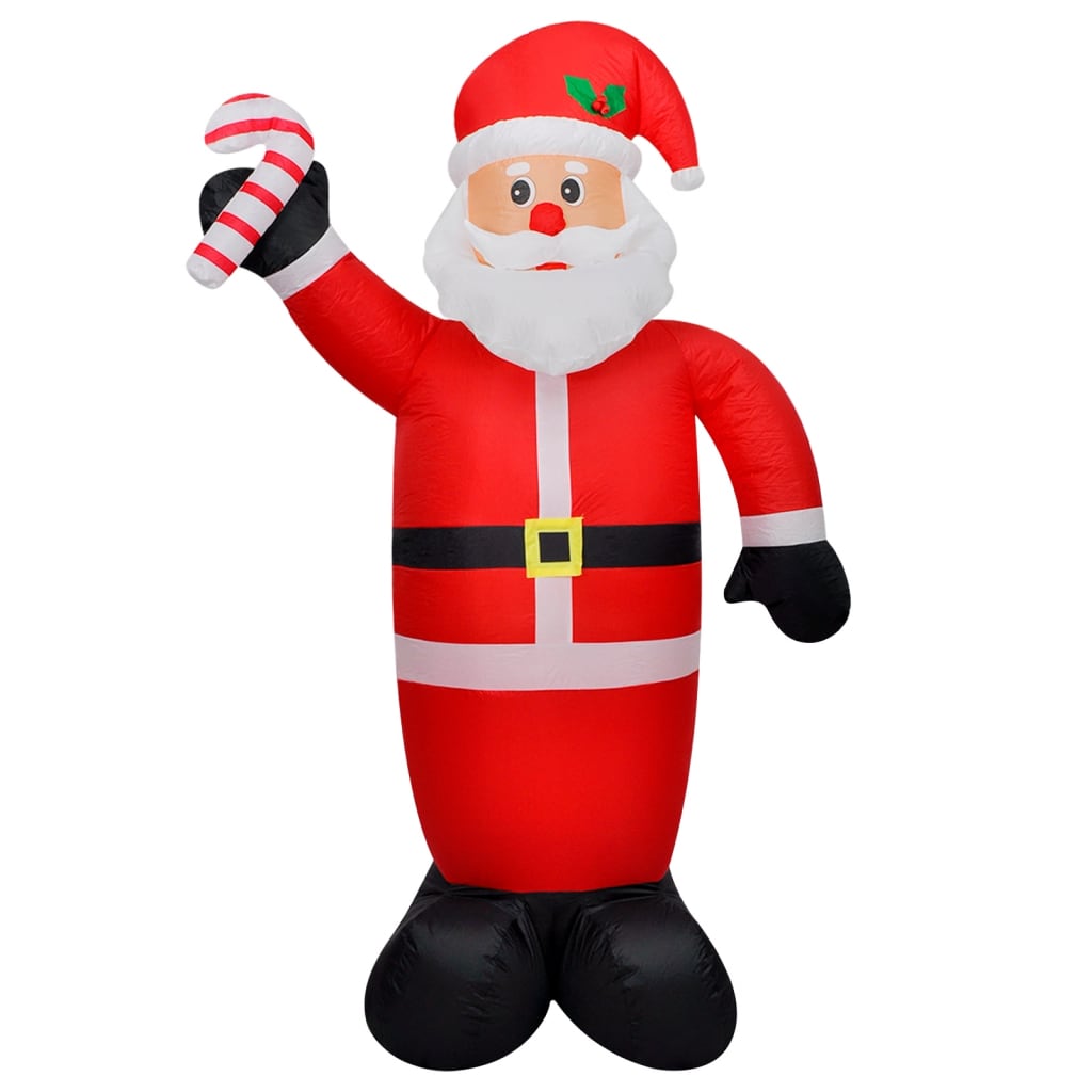 Vidaxl Santa aufblasbar mit LEDs 120 cm