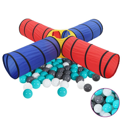 Vidaxl Kinderspieltunnel mit 250 Bällen Multi -Colored