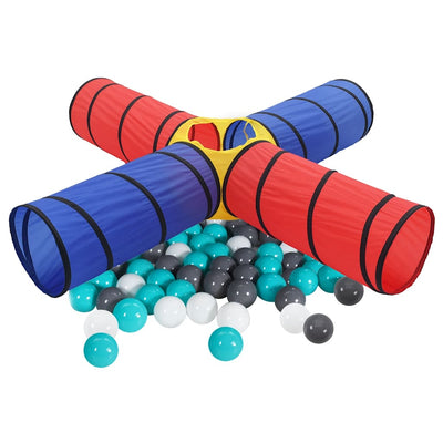 Vidaxl Kinderspieltunnel mit 250 Bällen Multi -Colored