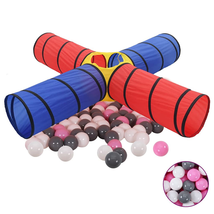 Vidaxl Kinderspieltunnel mit 250 Bällen Multi -Colored