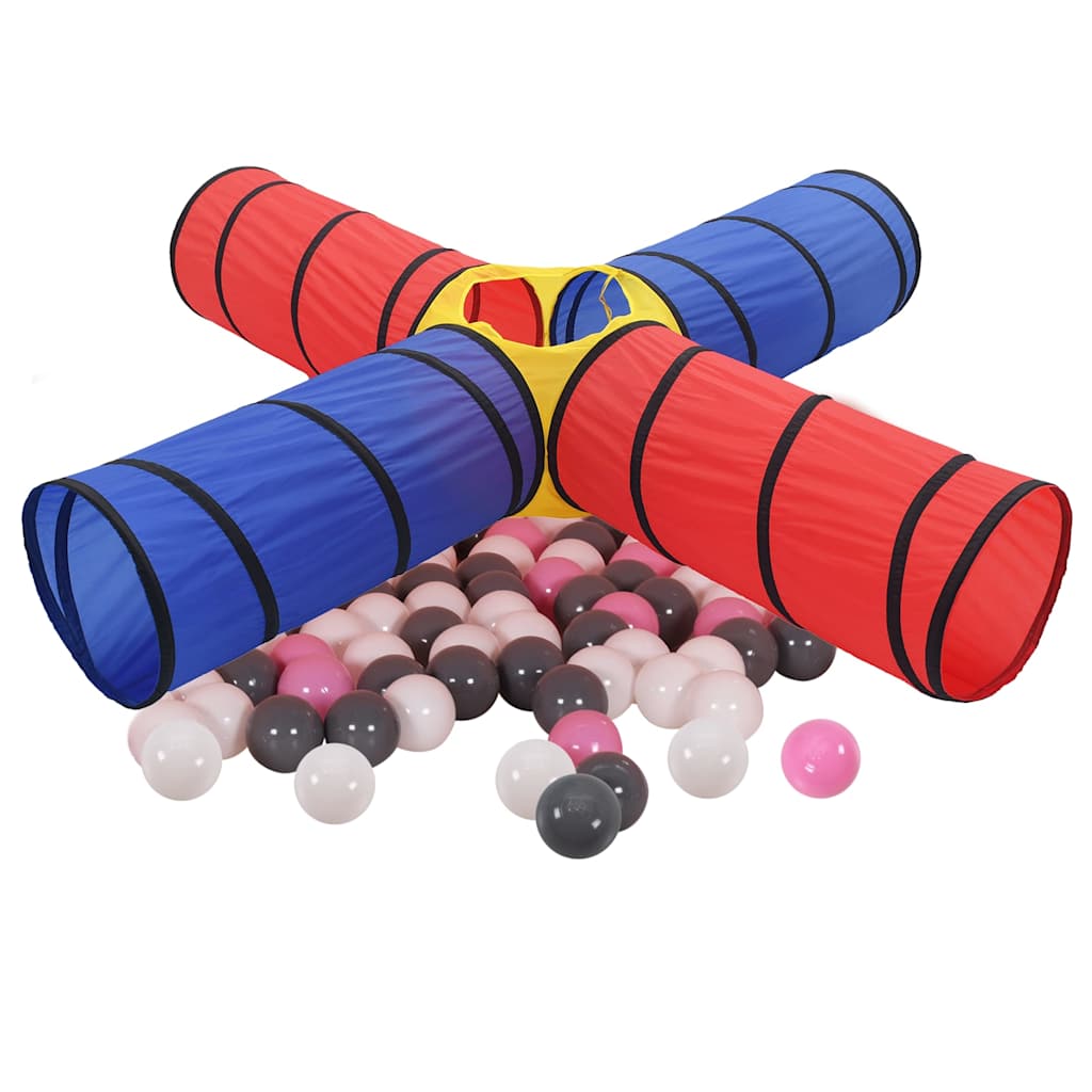 Vidaxl Kinderspieltunnel mit 250 Bällen Multi -Colored