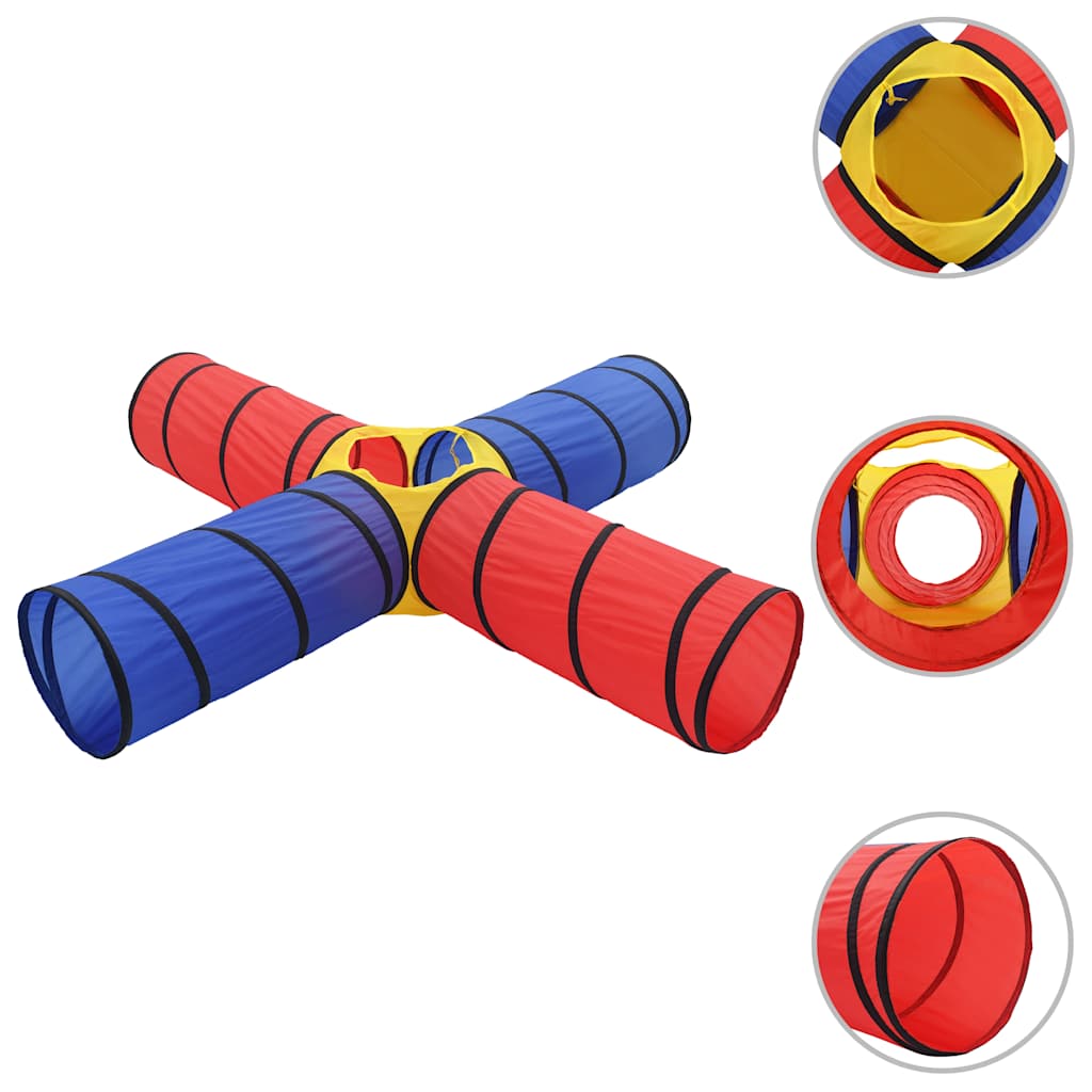 Vidaxl Kinderspieltunnel mit 250 Bällen Multi -Colored