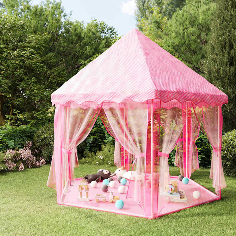 Vidaxl Prinzessin spielen Zelt mit 250 Bällen 133x140 cm Pink