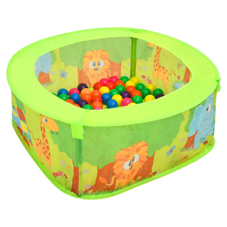 VIDAXL -Ballbox für Kinder mit 300 Bällen 75x75x32 cm