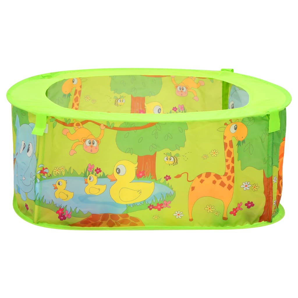 VIDAXL -Ballbox für Kinder mit 300 Bällen 75x75x32 cm