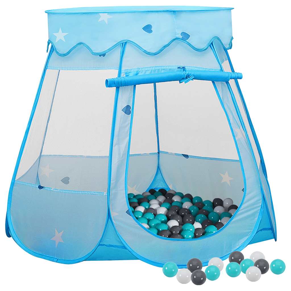 Vidaxl Kinderspielzelt mit 250 Bällen 102x102x82 cm blau