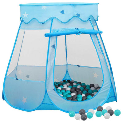 Vidaxl Kinderspielzelt mit 250 Bällen 102x102x82 cm blau