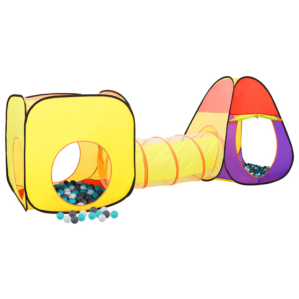 Vidaxl Kinderspielzelt mit 250 Bällen 255x80x100 cm Multi -Colored