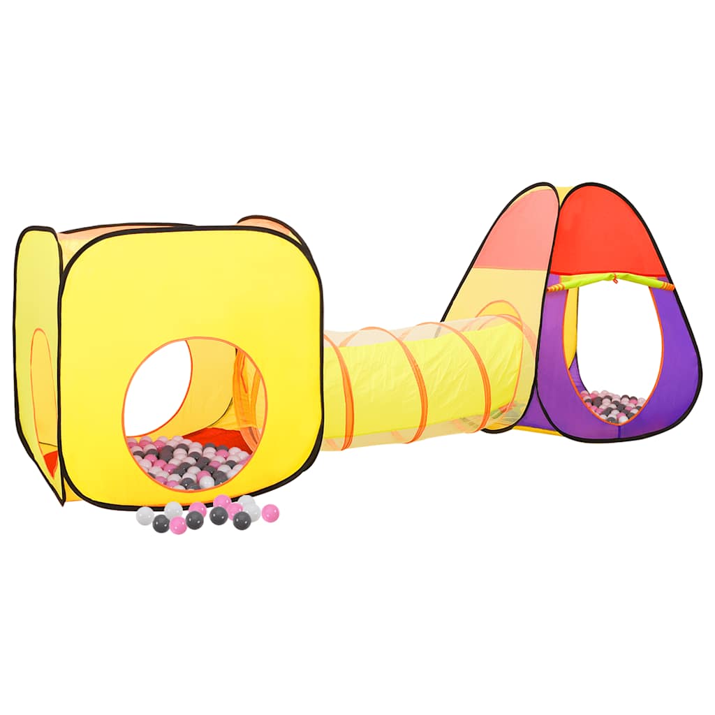 Vidaxl Kinderspielzelt mit 250 Bällen 255x80x100 cm Multi -Colored