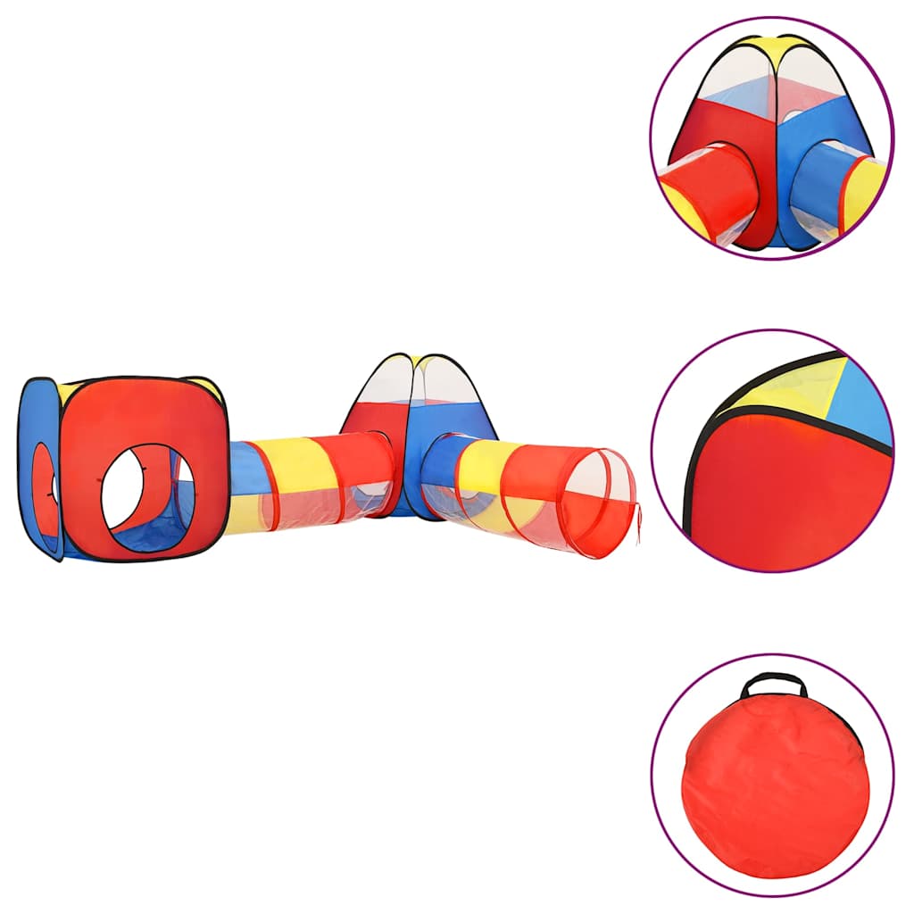 Vidaxl Kinderspielzelt mit 250 Bällen 190x264x90 cm Multi -Colored