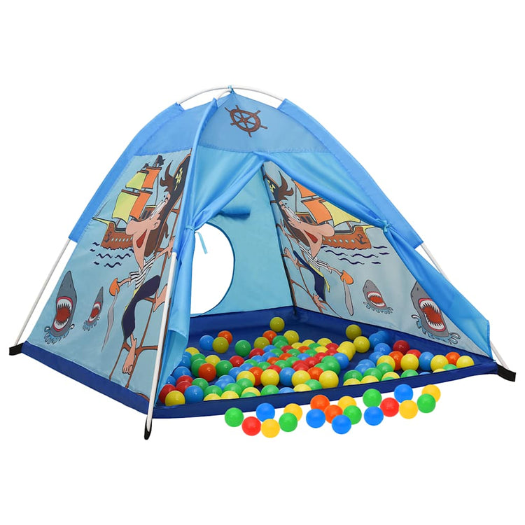 Vidaxl Kinderspielzelt mit 250 Bällen 120x120x90 cm blau