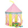 Vidaxl Kinderspielzelt mit 250 Bällen 100x100x127 cm Pink