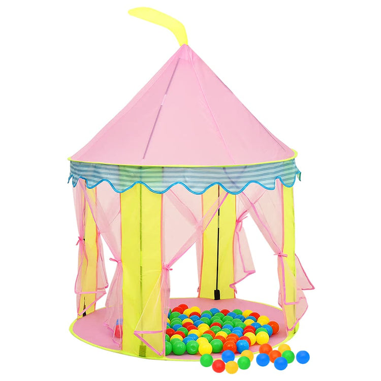 Vidaxl Kinderspielzelt mit 250 Bällen 100x100x127 cm Pink